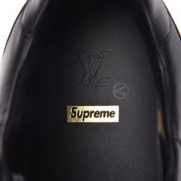 Supreme 偽物★Supreme x Louis Vuitton Run Away Black Gum★201116CC05